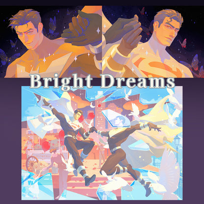 Superbat Bright Dreams Double-sided Postcard/Color Paper