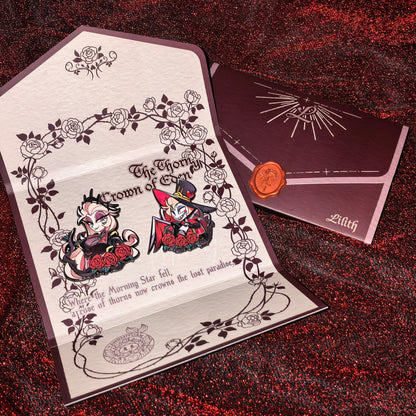 [Pre-order] The Thorny Crown of Eden·lilith & lucifer·Enamel Pin