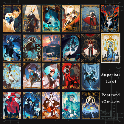 Lord Superbat Tarot Postcard Set