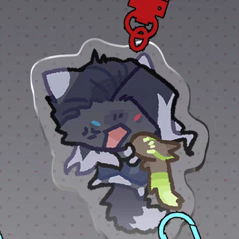 Val Wounded Agent Kittens Mini Acrylic Charms