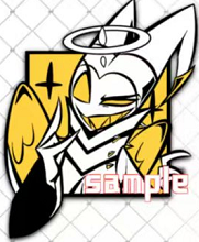 [Pre-order] Monochrome square Metal Pins & Keychains