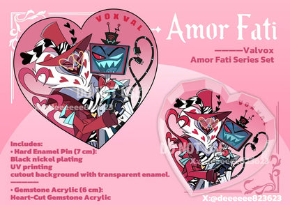 [Pre-order] VoxVal Amor Fati·Enamel Pin·Gemstone Acrylic