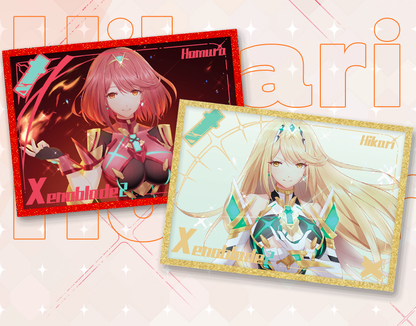 Pre-sale Pyra&Mythra Lenticular Card and Shikishi