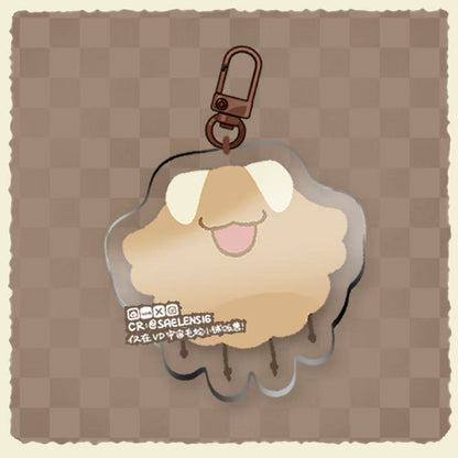 [Pre-order]Silksong Flea Hanging Hand Towel(20cm) & Plush Keychain(10cm with squeaker)