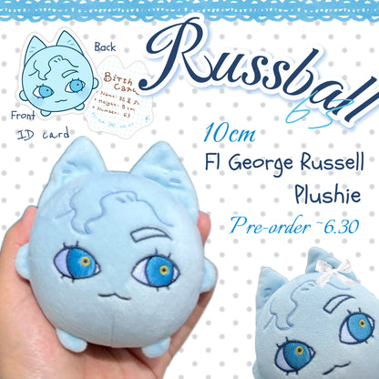 [Pre-order] 10cm GeorgeRussell Plushie F1