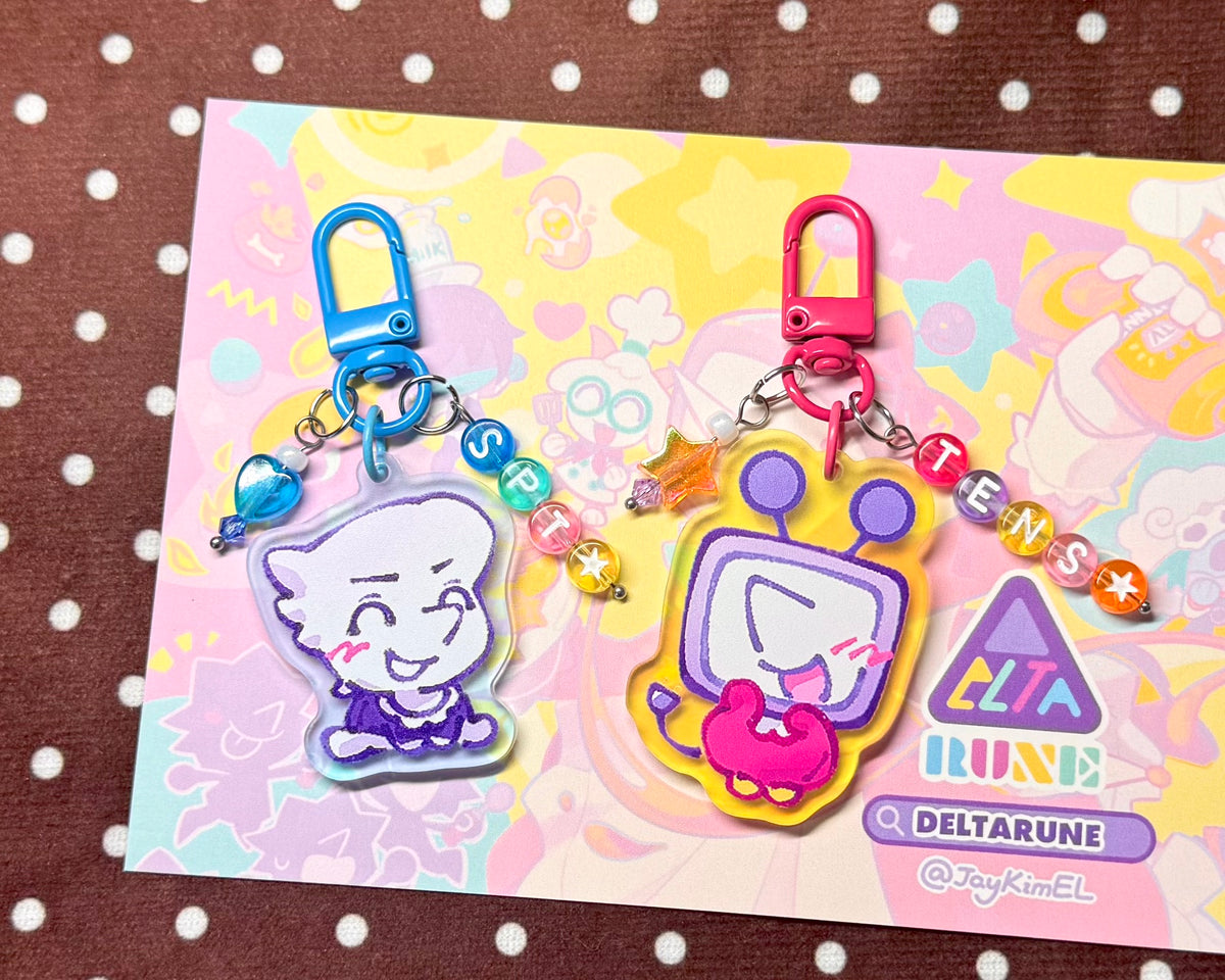 【Deltarune】Tenna Spamton frosted acrylic pendant standing sign