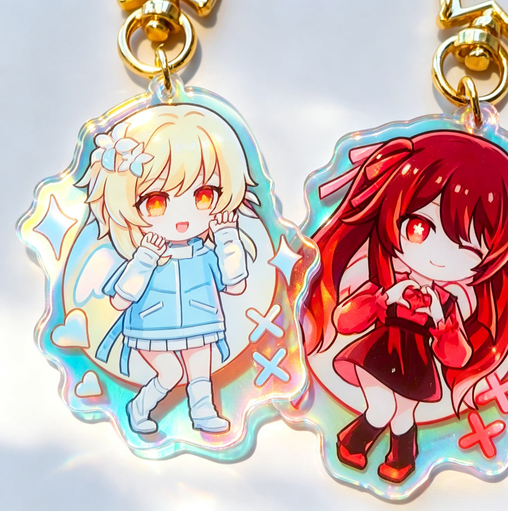 Genshin Impact Cue Chibi Acrylic Keychain
