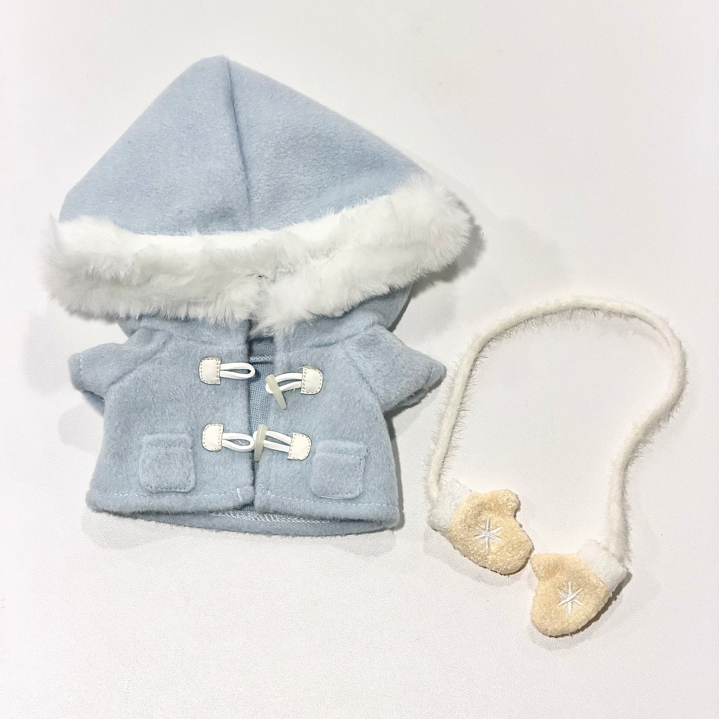 [In-stock]20cm plushie Outfit Winter Blue Romance Set