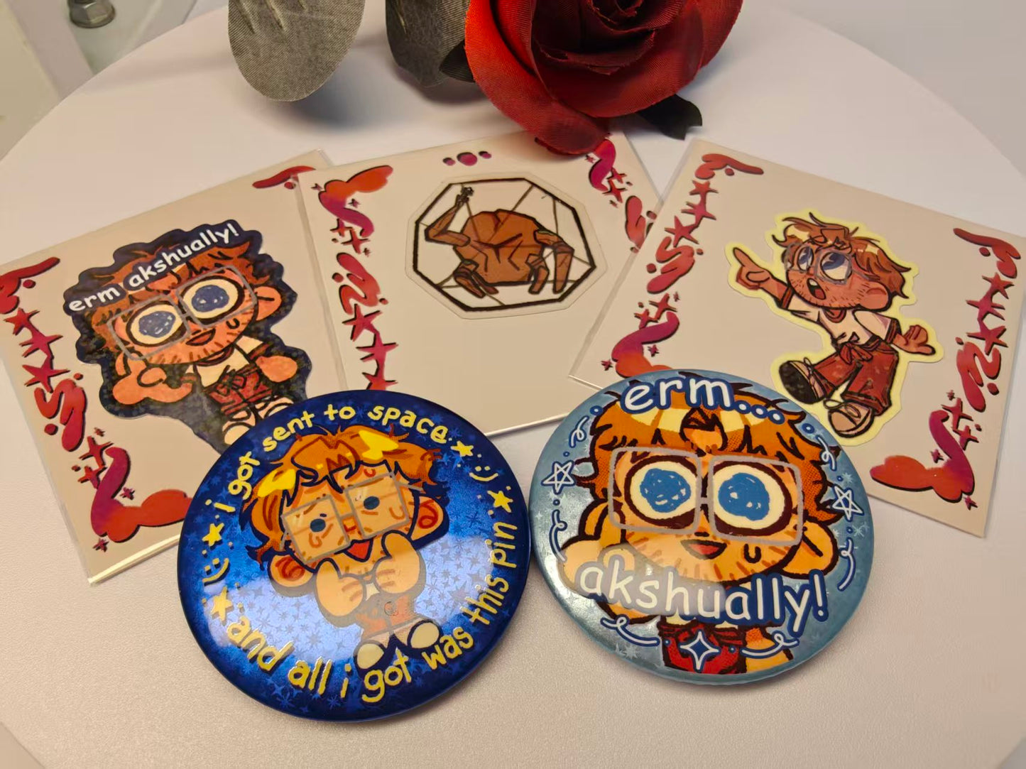 [Pre-sale]PHM Ryland Grace & Rocky Badge and Sticker Series