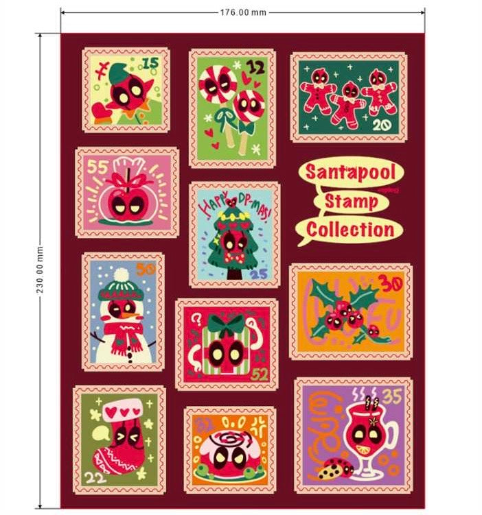 Dp fan-made content Christmas Stamp Sticker