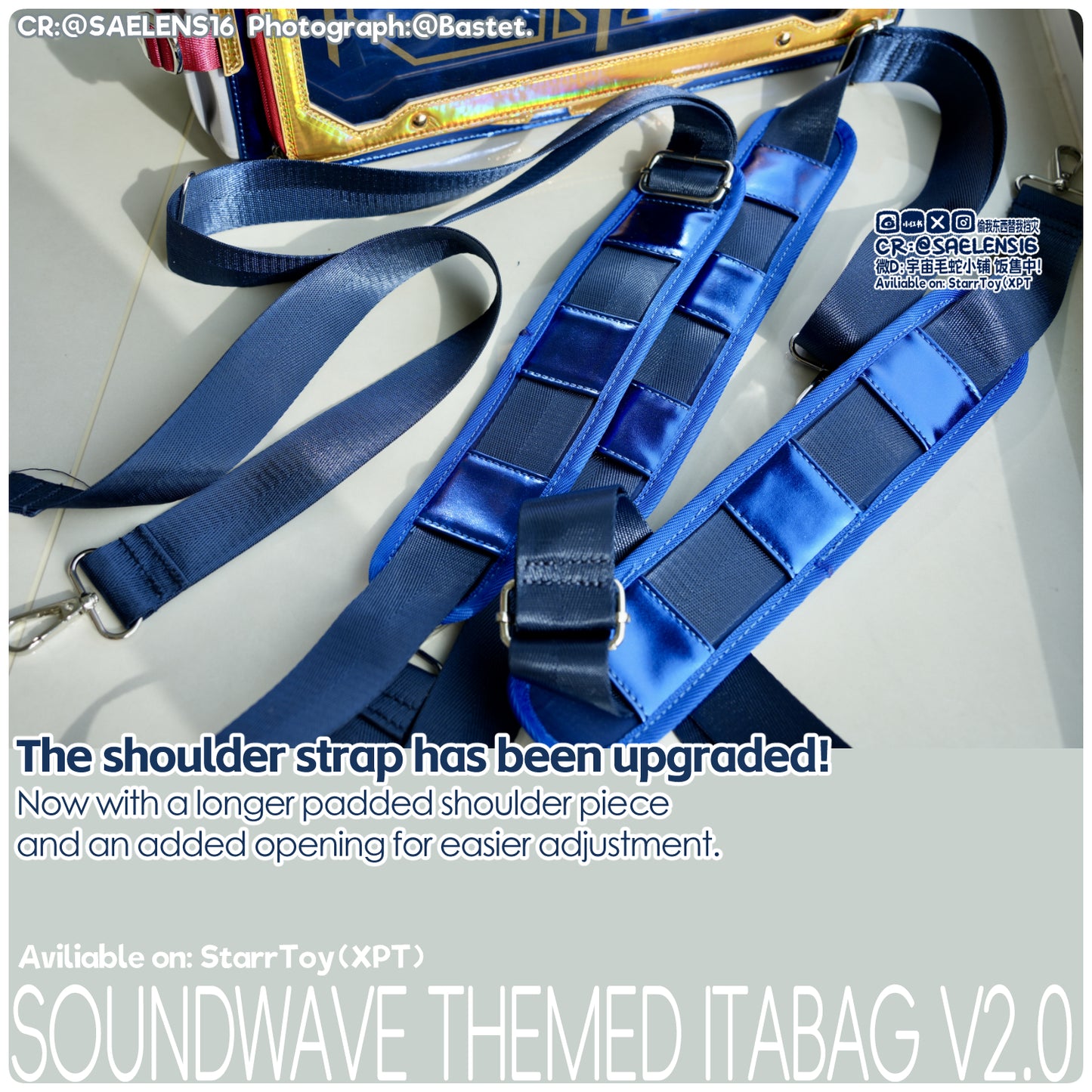 [Pre-order]TF ONE-Soundwave Themed Ita-Bag