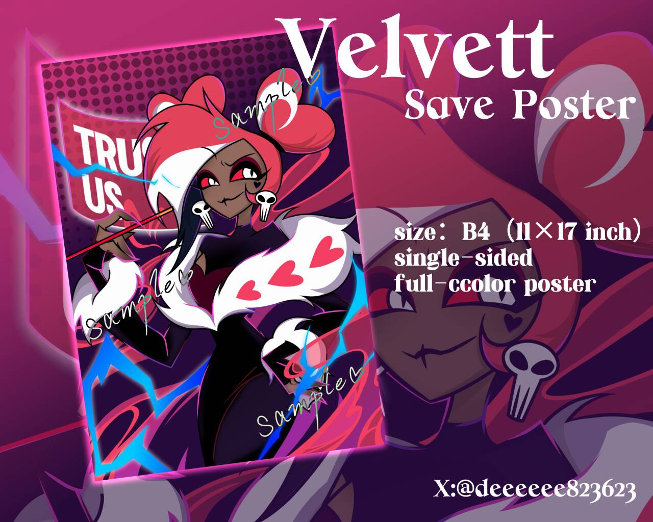 [In-stock]Velvette-Save Poster-HHFanart