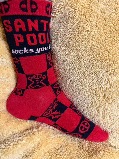 Dp fan-made content Christmas socks