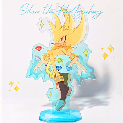 [In-stock] Sonic the Hedgehog Acrylic Standee & Holographic Card