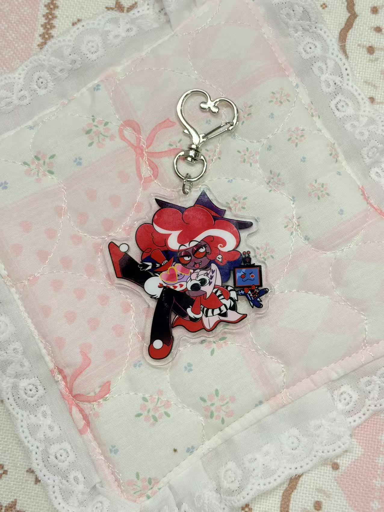 [Pre-order]Velvette and Plushies Charm Acrylic keychain