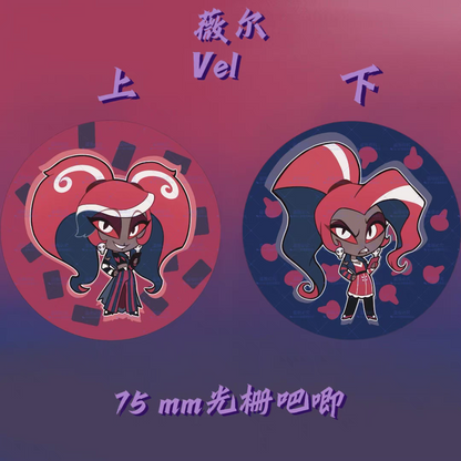 Lenticular Metal Badge