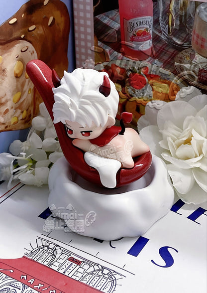 [Pre-order] Rotatable Glutinous Rice Ball Lying Chibi Figure