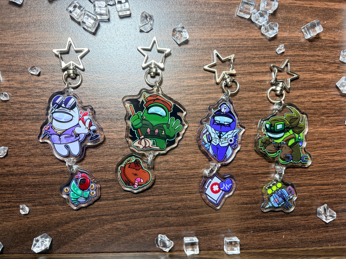 [PRE-ORDER] Among Us Show | ACRYLIC KEYCHAINS | 1st Batch