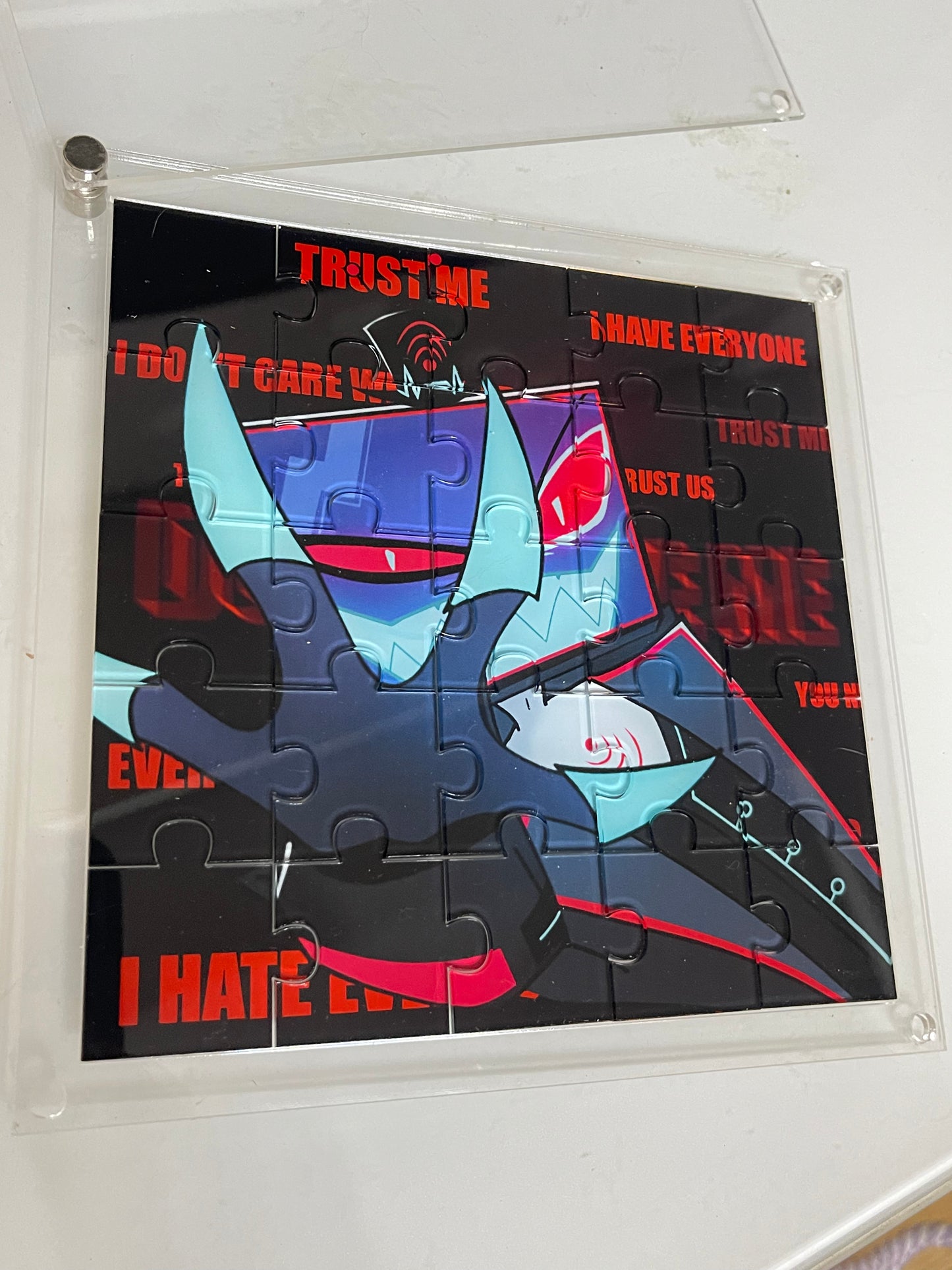 Hh Vox two-color acrylic puzzle