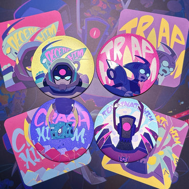 ShockBlurr Reflective Embossed Badge