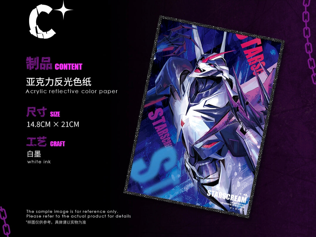 [Pre-Order] Heart-Devouring Shackles-tfp Starscream Merchandise Set