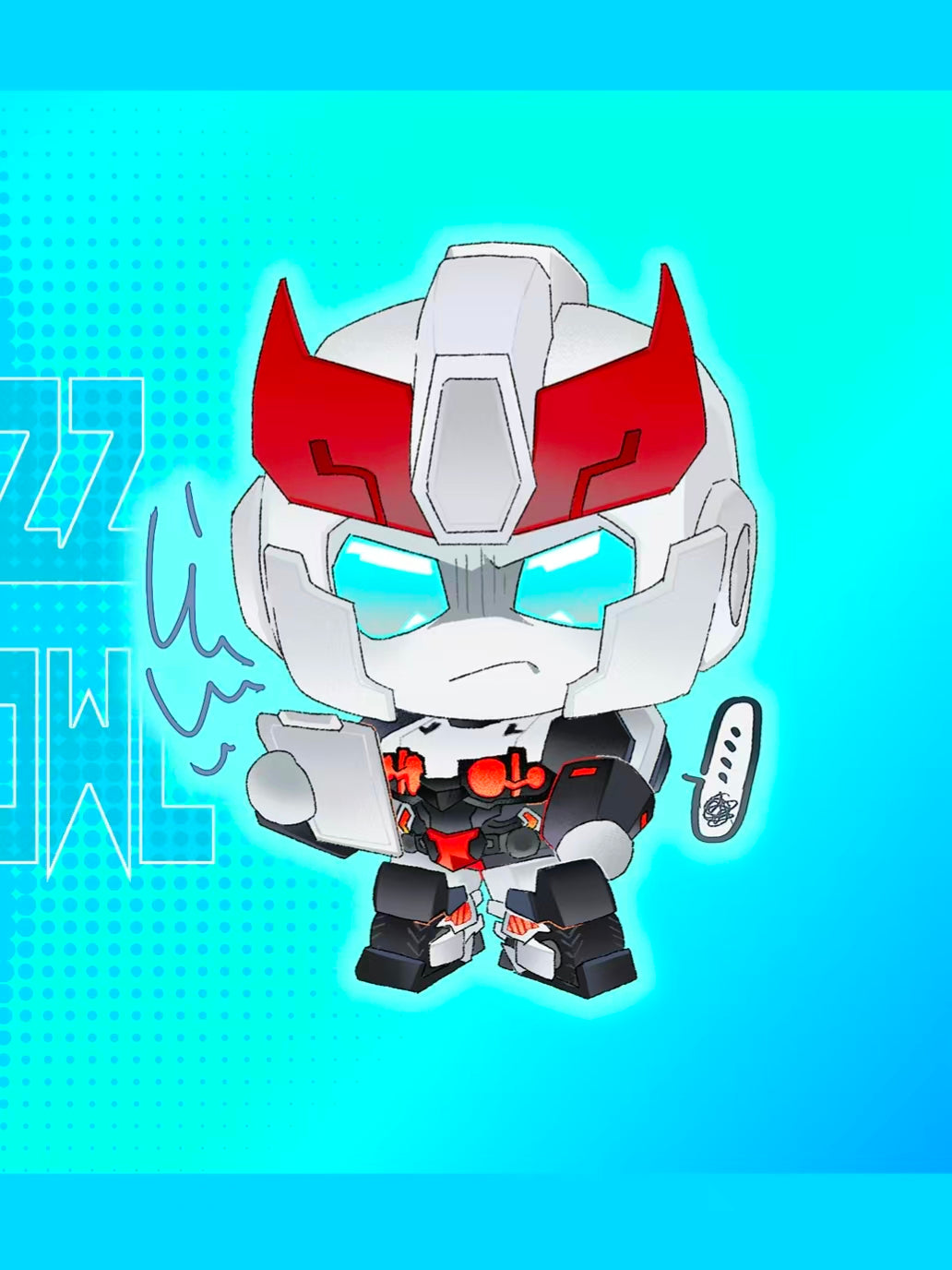 Prowl and Jazz’s Working time Acrylic key charm