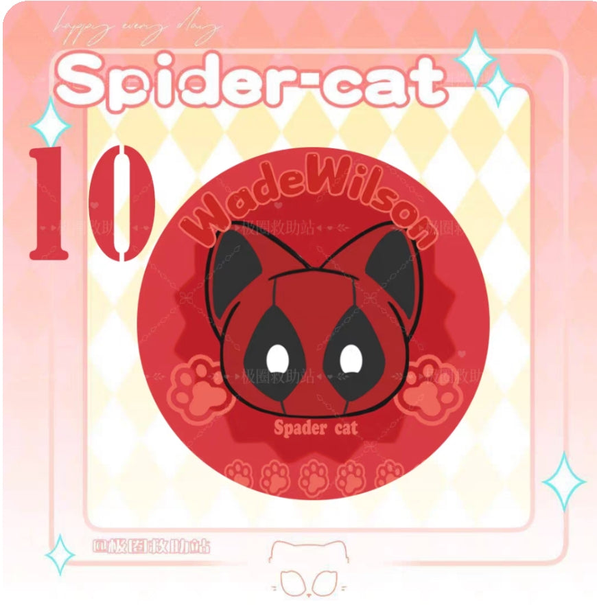 Superhero Cat Bottle Cap Refrigerator Magnet