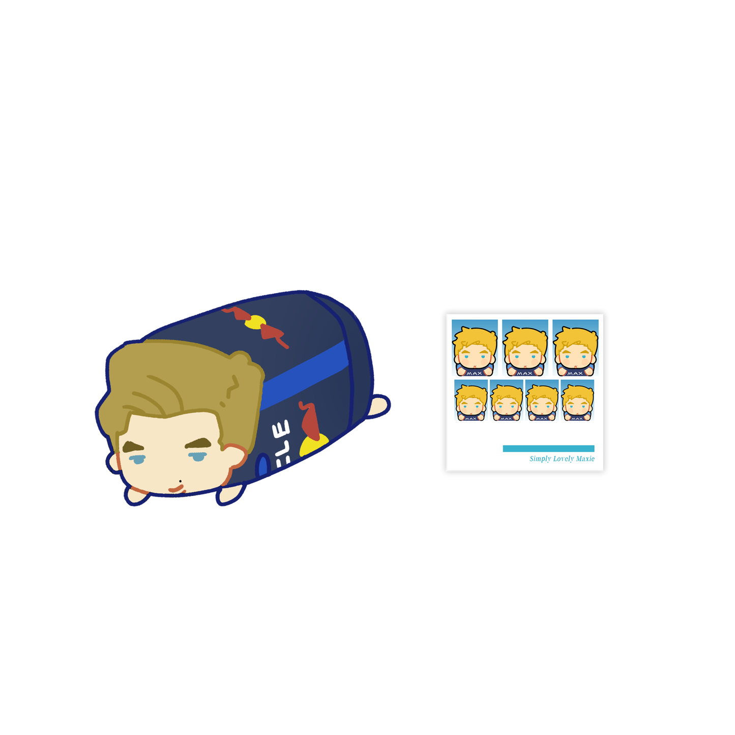 [Pre-order] Max Verstappen & Charles Leclerc 8cm tsum plushie