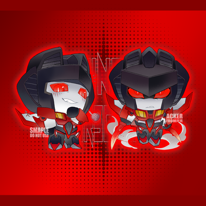 TAAO Starscream Acrylic key charm