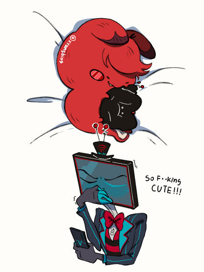 15cm radiostatic plush doll