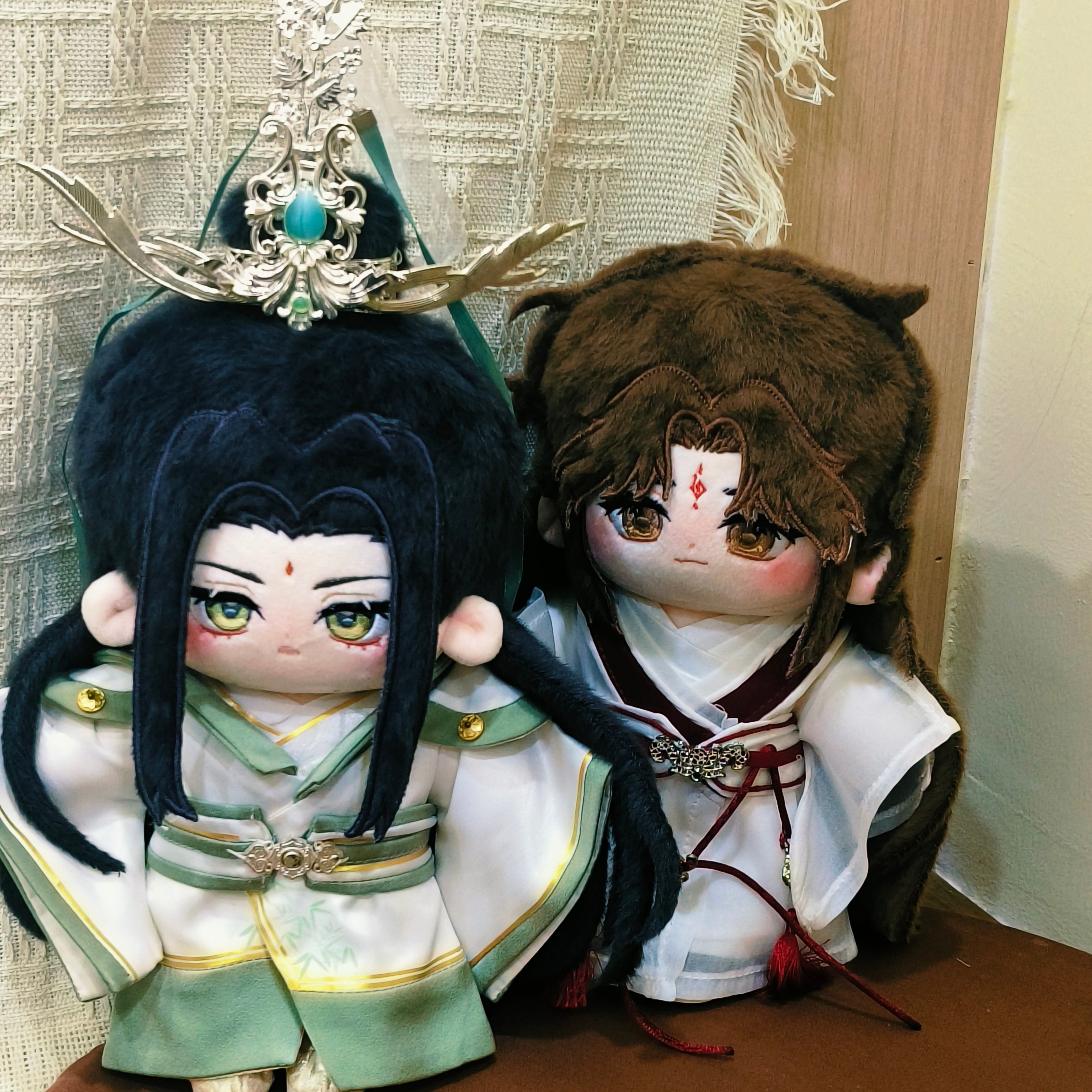 Pre-order] Shen Qingqiu & Luo Binghe 20cm Plush Dolls with Outfits