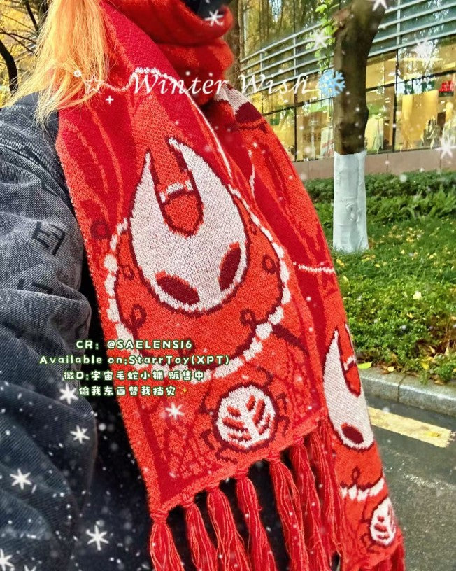 [Pre-order] Silksong Hornet& Fleas Knitted Scarf