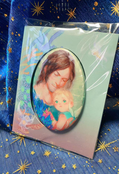 Sam&Lou Acrylic Crystal-badge