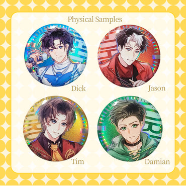 [In-stock]Batfamily Holographic badge