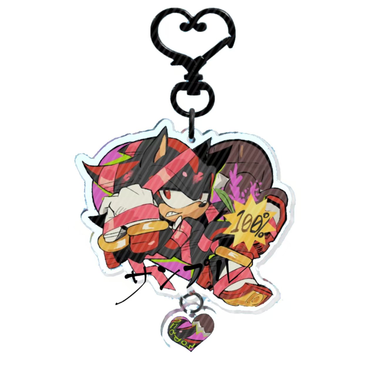 [Pre-order]Heort-shoped ocrylic keychoin