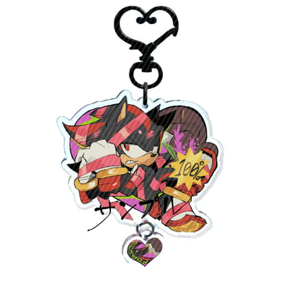 [Pre-order]Heort-shoped ocrylic keychoin