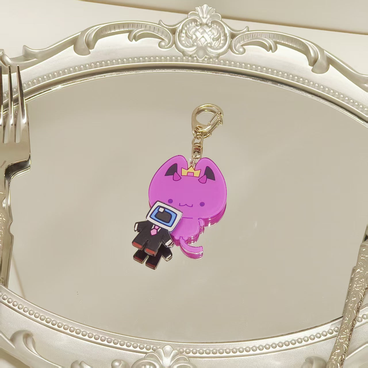 [Pre-order]Magnetic Egg Cookie & Purple Cookie  Plushie Acrylic