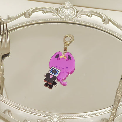 [Pre-order]Magnetic Egg Cookie & Purple Cookie  Plushie Acrylic