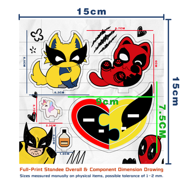 [Pre-order] Deadpool & Wolverine 15cm Full-Print Acrylic Standee