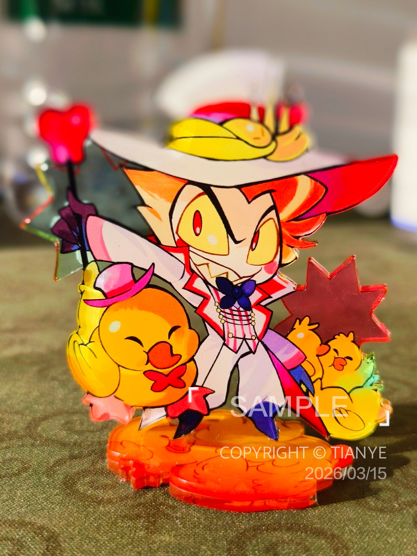 [Pre-order]Alastor / Lucifer Full-cut edgeless acrylic stand