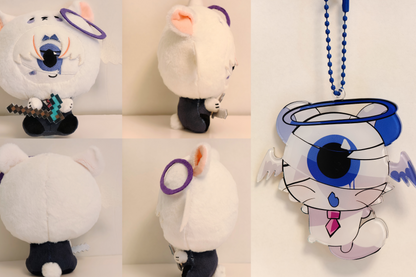 [Pre-order] UU&LS Animal Head Plushie With Keychain (Removable Magnetic Accessory)