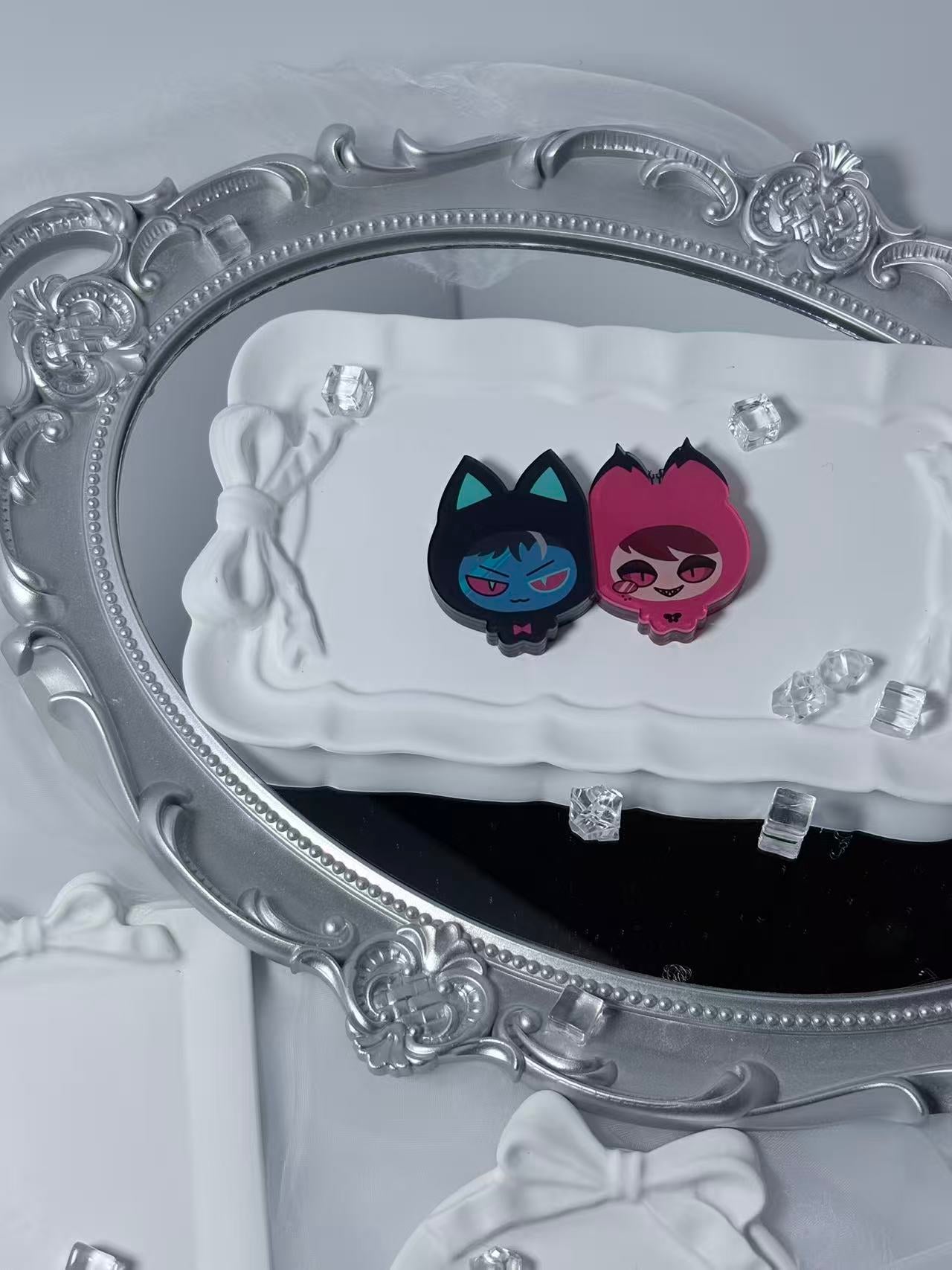 [Pre-order] Alastor & VOX Magnetic Mini Acrylic Stand