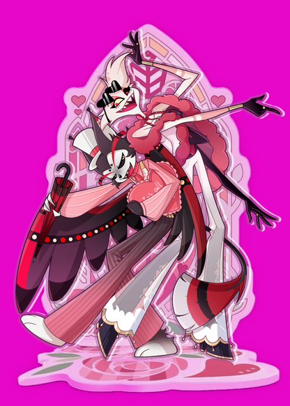 [pre-order]HUSKERDUST-2026 Valentine's Day Husk & Angel Dust Standee