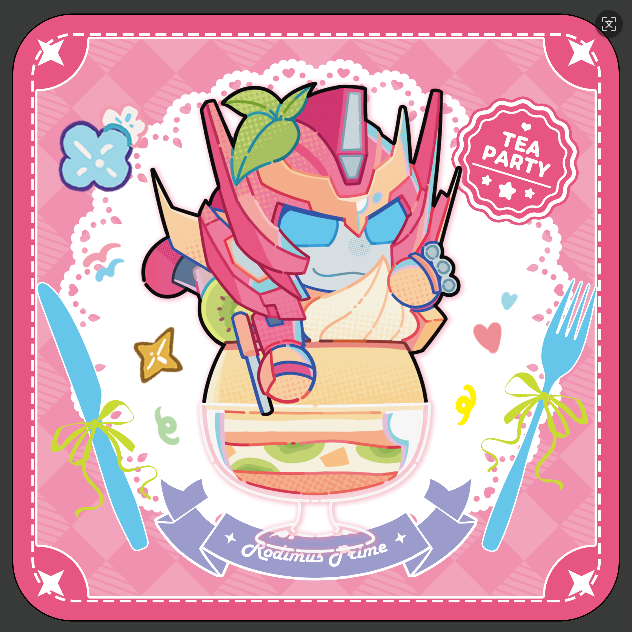 [In stock] TF Parfait Cup Tea Party Series Fanmerch