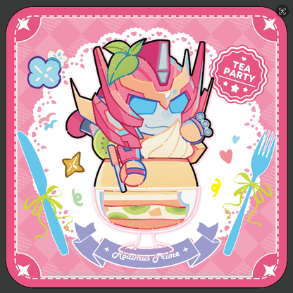 [In stock] TF Parfait Cup Tea Party Series Fanmerch