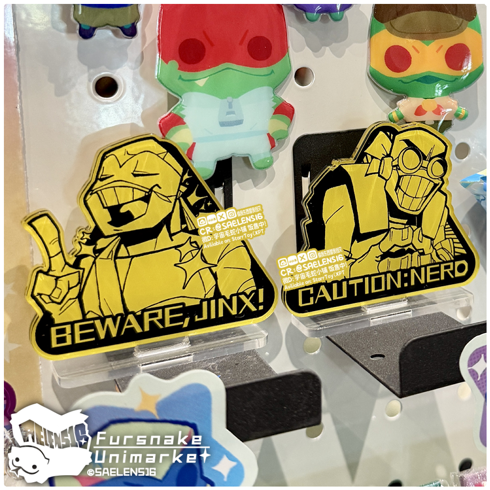 ROTTMNT Leo & Donnie Acrylic Standee + Sticker (Idiot Warning Ver.)