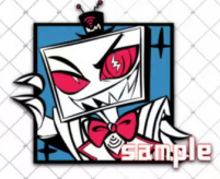 [Pre-order] Monochrome square Metal Pins & Keychains