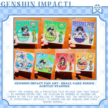 [Pre-order]GenshinImpact FanArt Small Cake Series  Acrylic Standee