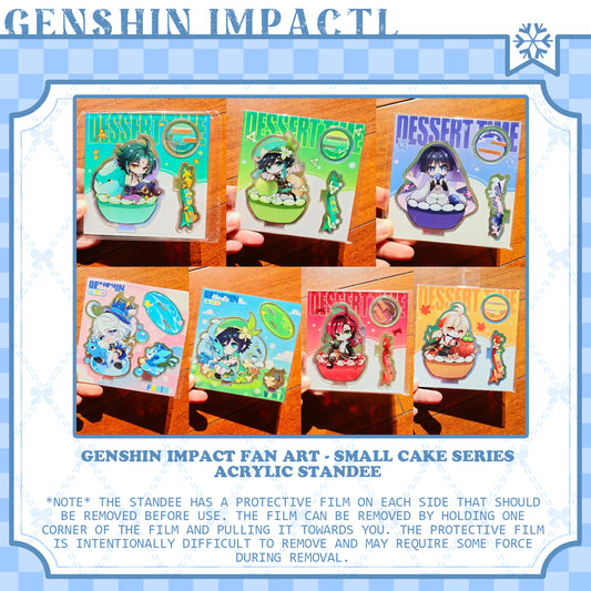 [Pre-order]GenshinImpact FanArt Small Cake Series  Acrylic Standee