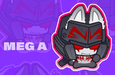 Megastar Laser flash Acrylic keycharm
